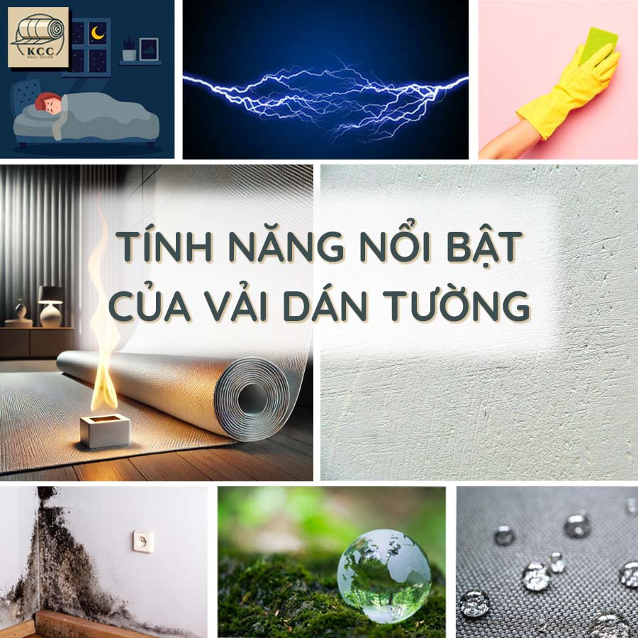 Các tính năng nổi bật của vải dán tường